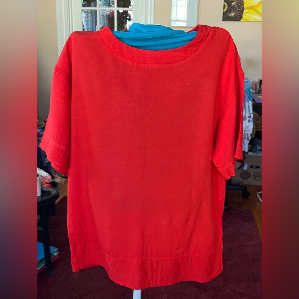 Vintage Deborah Barry Red Top